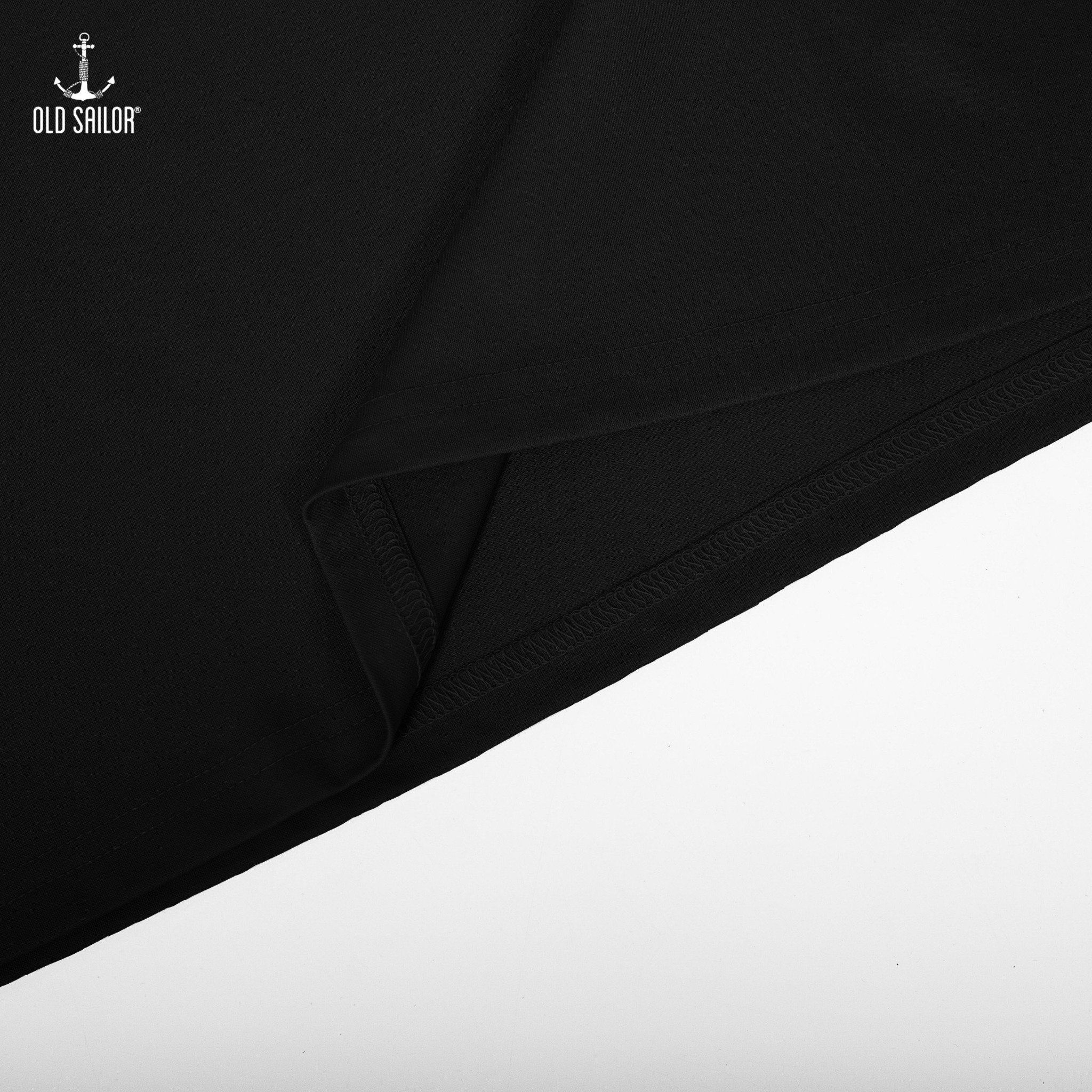  Áo polo vải tính năng aero cool Old Sailor - Black - PLDE33007 - đen - Big Size Upto 5XL 