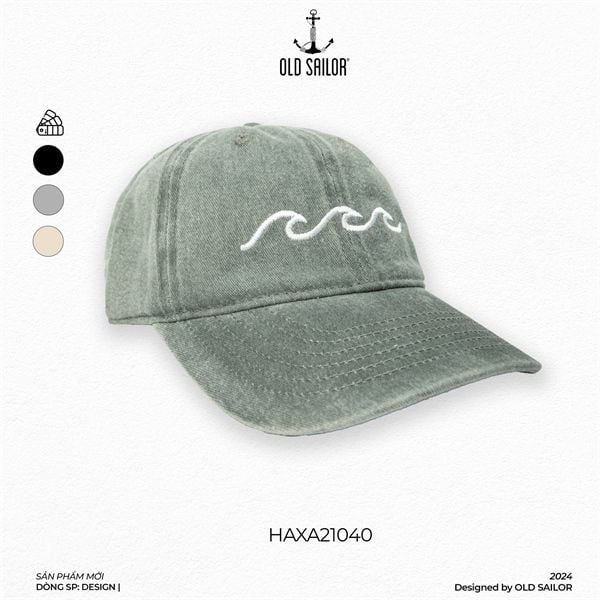  Nón Lưỡi Trai Hoạ Tiết Sóng Old Sailor - HAXA 21040 