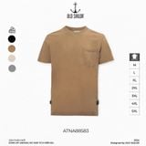  Áo Thun Nam Metal Zip Old Sailor - ATNA88583 - Big Size Upto 5XL - SN8 - 2024 