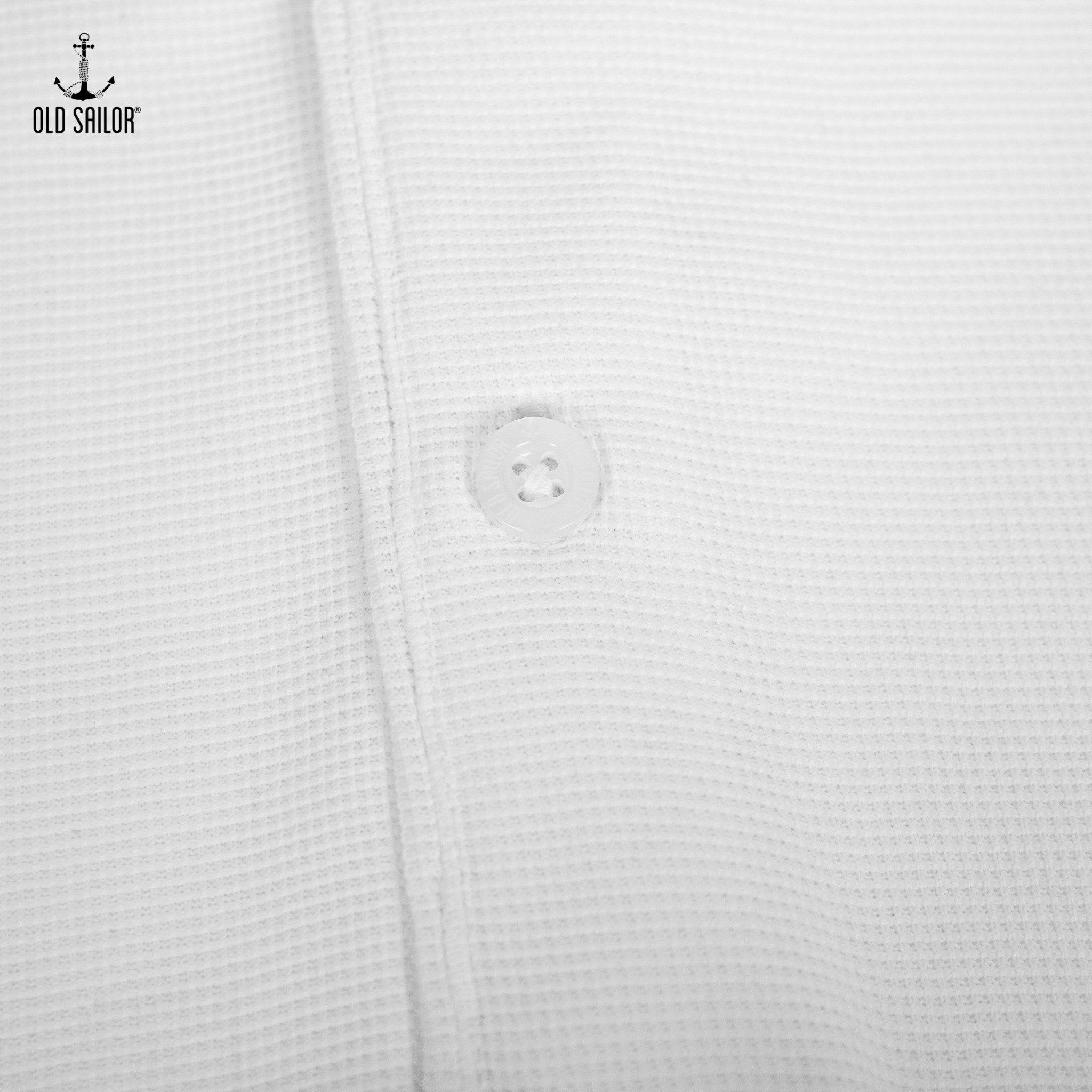  Áo polo phối cổ Old Sailor - white - PLGA88563 - trắng - Big size upto 5XL 