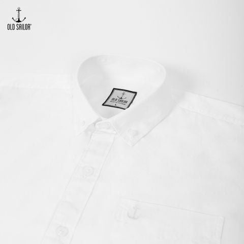  Áo sơ mi nam tay ngắn OldSailor - O.S.L KAKI SHIRT - NAVY - SMGA88548 - xanh đen - Big size upto 5XL - SN8 -2023 