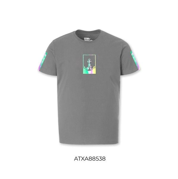  Áo thun thể thao phản quang Old Sailor - O.S.L ACTIVE TEE - GREY - ATXA88538 - xám - Big size upto 5XL 