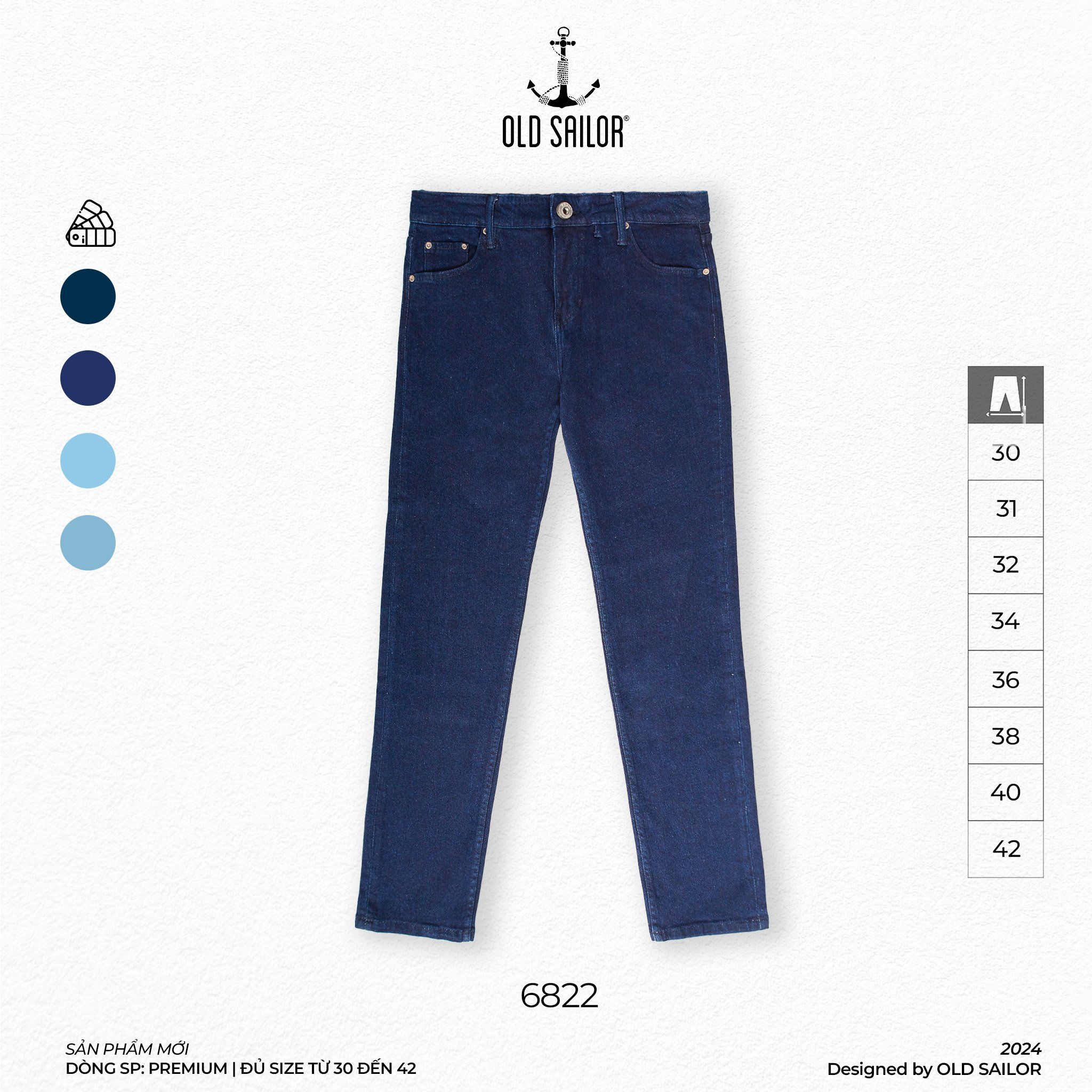  Quần Jean Nam Form Slimfit Premium Old Sailor - 6822 - Big size upto 42 
