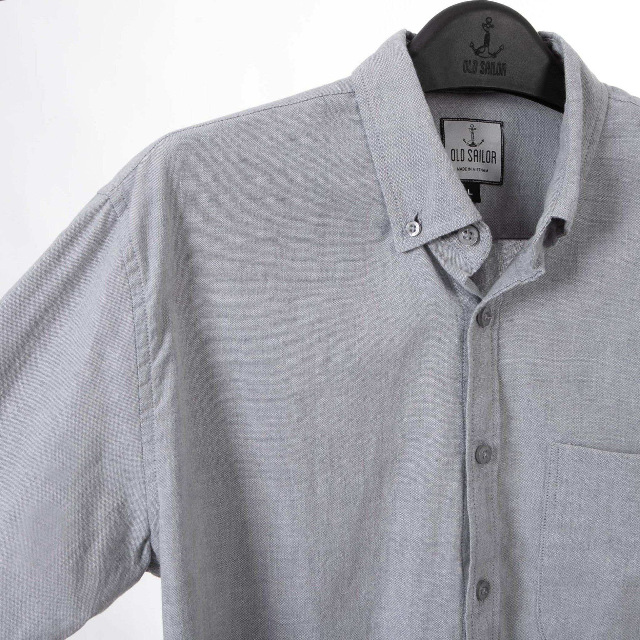  Áo Sơ Mi Nam Oxford Old Sailor - SMXA44641 - Big size upto 5XL - SN8 - 2024 