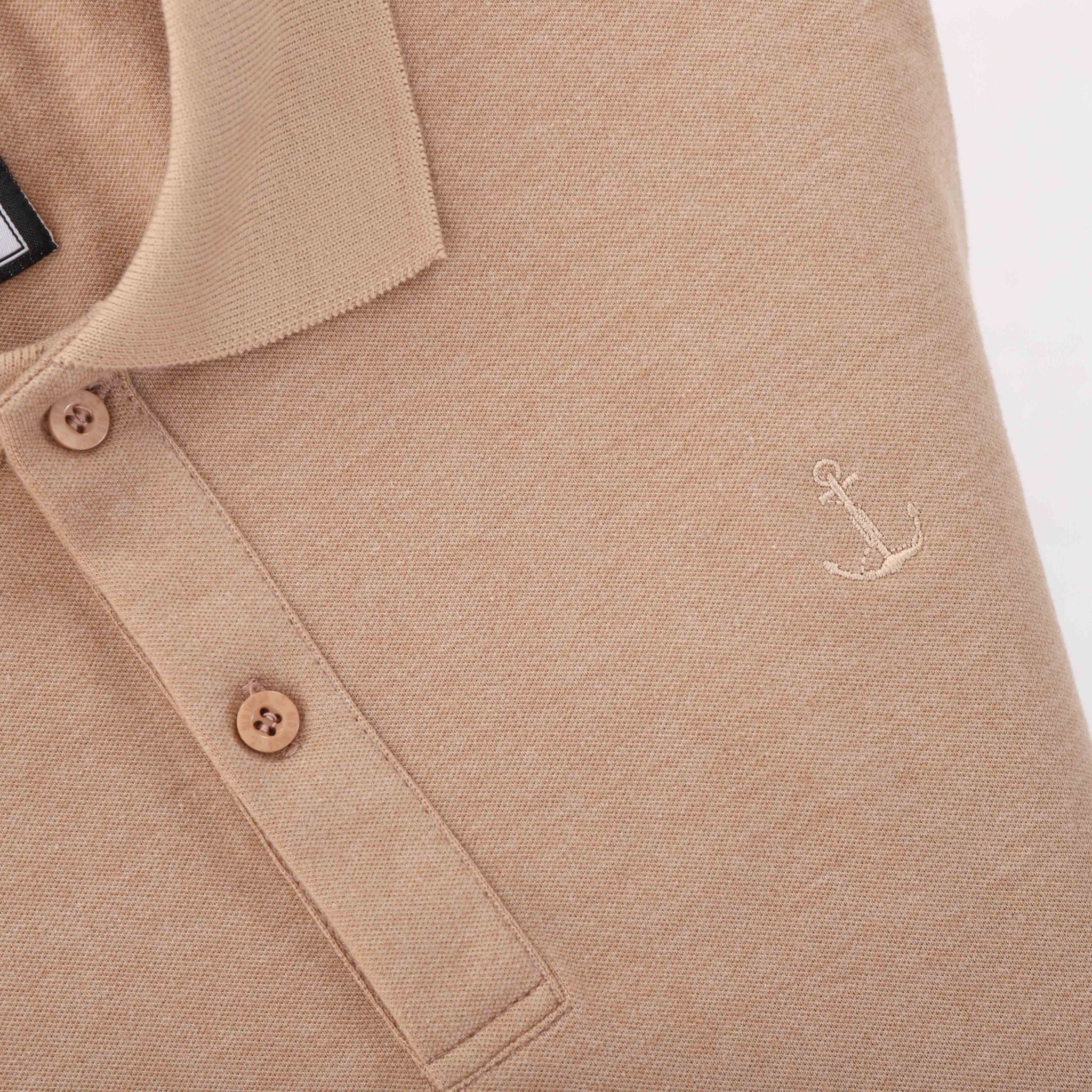  Áo polo basic nam Old Sailor - O.S.L BASIC PREMIUM POLO - BROWN - PLCF99002 - cà phê - Big size upto 5XL - KM50 