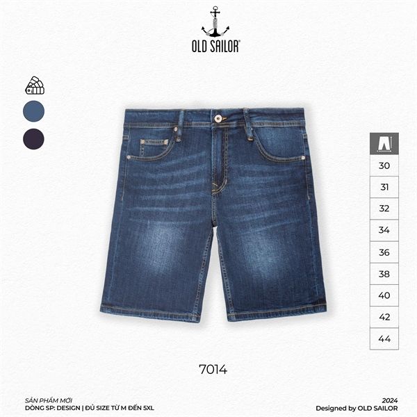  Quần Short Denim Old Sailor - 7014 - Big size upto 44 