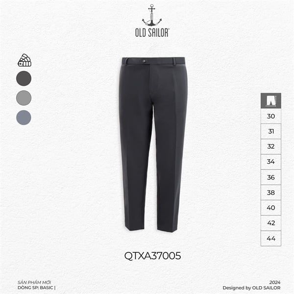  Quần tây Comfort Premium Old Sailor - QTXA37005 - Big size upto 44 