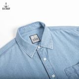  Áo sơ mi denim Old Sailor - SMXN35001- xanh nhạt - Big Size Upto 5XL - 2023 