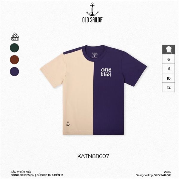  Áo Thun Trẻ Em Plus Old Sailor - KATN 88607 