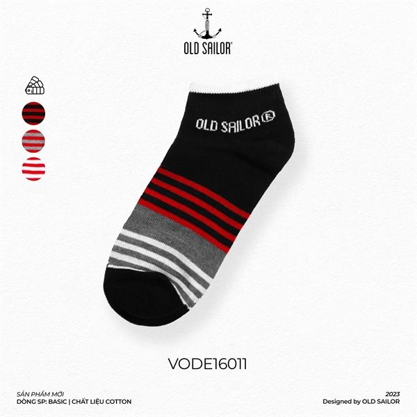  Vớ Cổ Ngắn Old Sailor - O.S.L SHORT SOCKS - VODE16011 