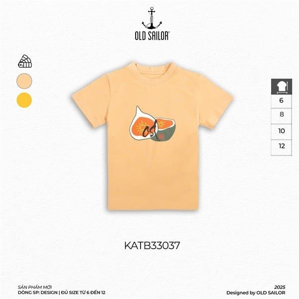  Áo Thun Trẻ Em Sung Túc Old Sailor - KATB 33037 