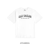  Áo thun nam Old Sailor - O.S.L OLD SCHOOL TEE - WHITE - ATGA88534 - trắng - Big size upto 5XL 