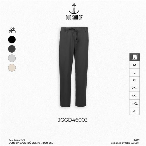  Quần Polymer Easy Pants Old Sailor - JGGD46003 - Big Size Upto 5XL - 46003 