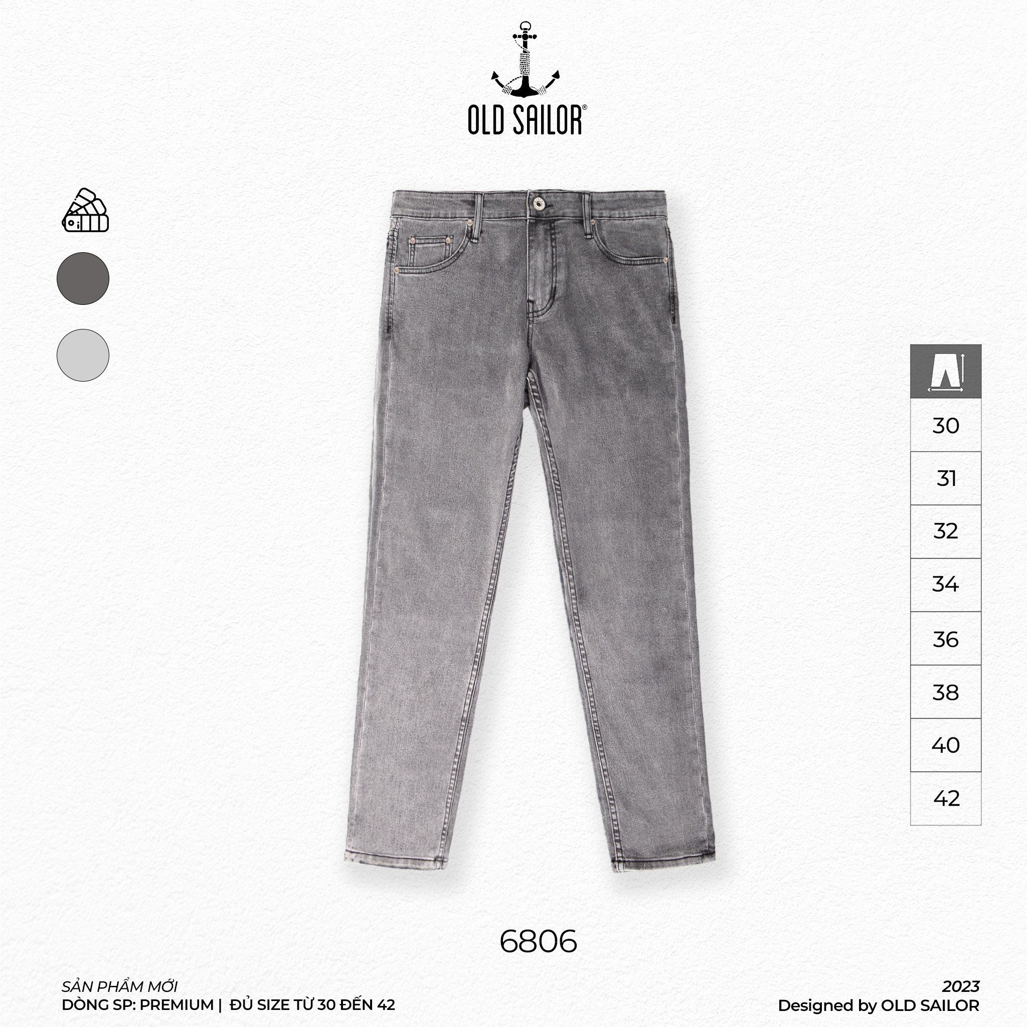  Quần Jean Nam Form Slimfit Old Sailor - 6806 - Big size upto 42 