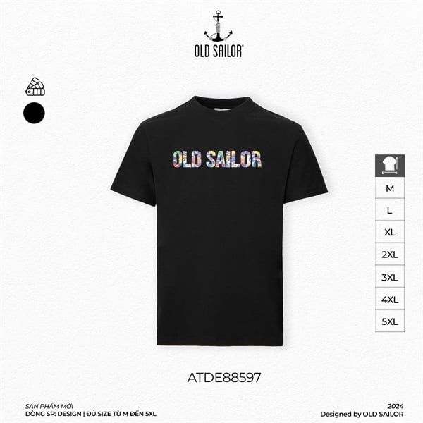  Áo Thun Hoạ Tiết Euro Limited Old Sailor - ATDE88597 - Big Size upto 5XL 