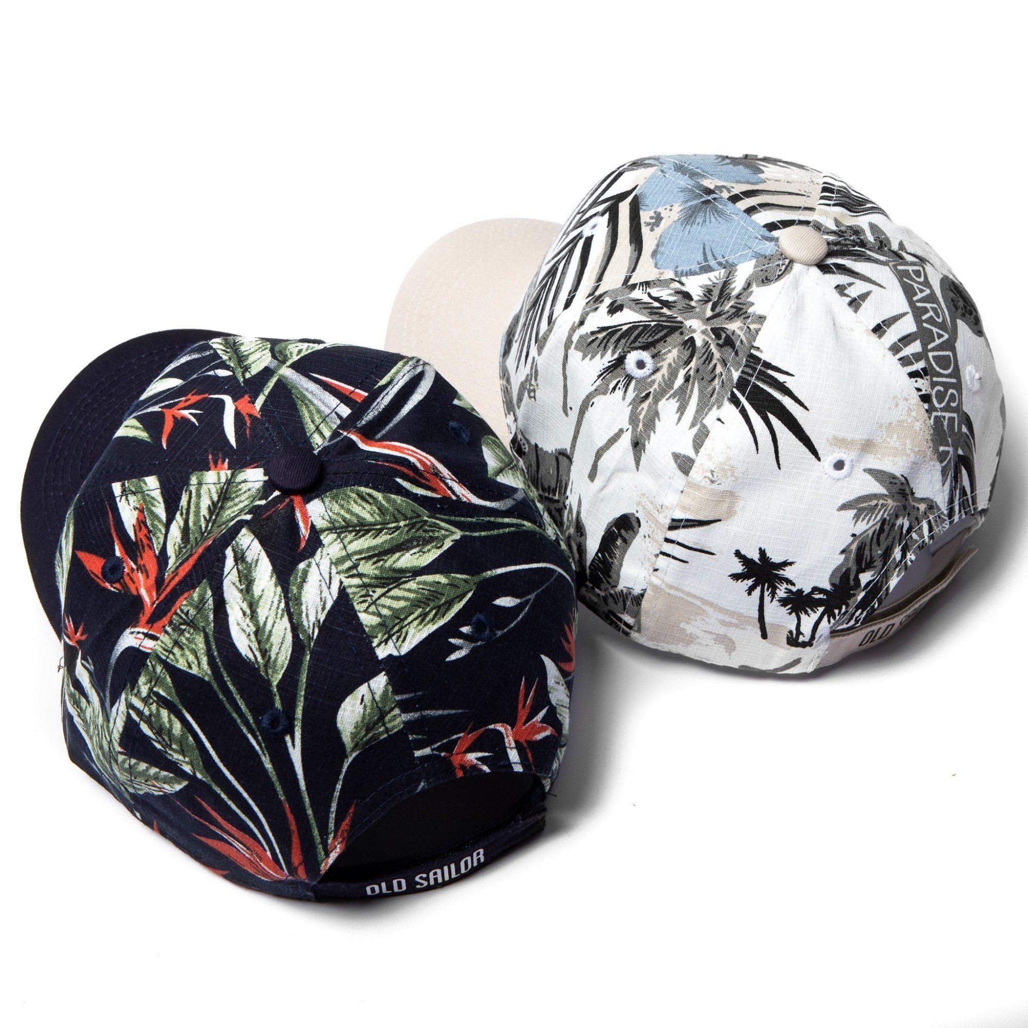  Nón Lưỡi Trai Họa Tiết Old Sailor - O.S.L LINEN SUMMER HAT - HAXD 21026 
