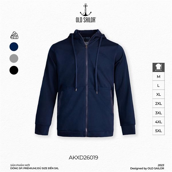  Áo khoác Sun Protection Old Sailor - AKXC26019 - Big size upto 5XL 