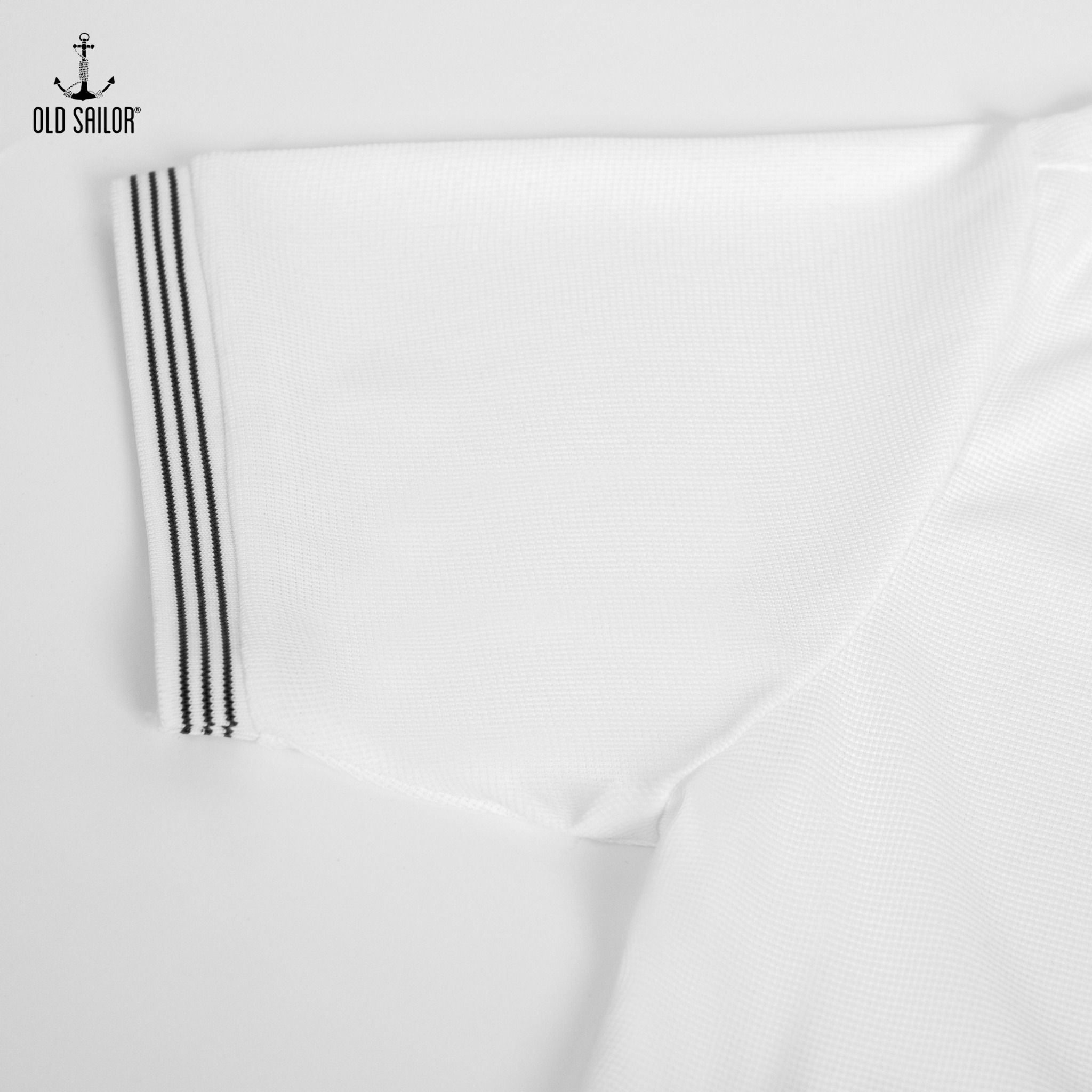  Áo polo phối cổ Old Sailor - white - PLGA88563 - trắng - Big size upto 5XL 
