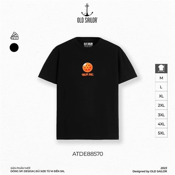  Áo Thun Nam Sailor Ball Old Sailor - ATDE88570 - Big Size Upto 5XL 