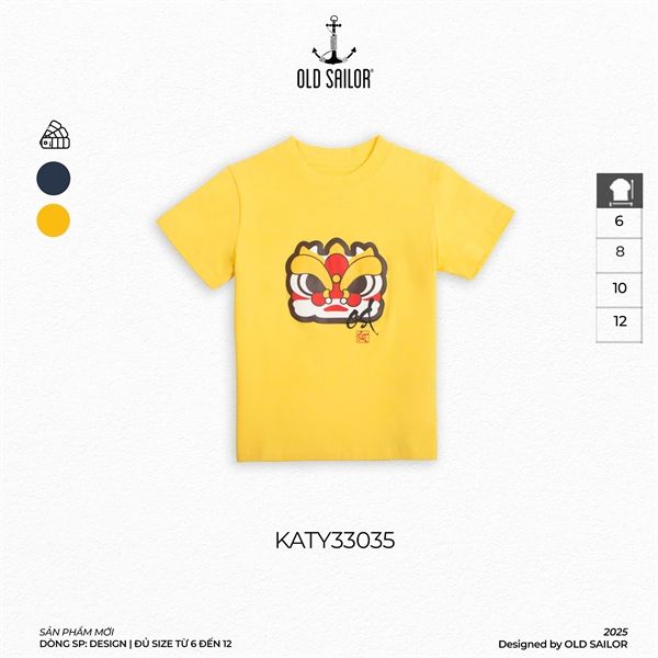  Áo Thun Trẻ Em Phát Tài Old Sailor - KATY 33035 