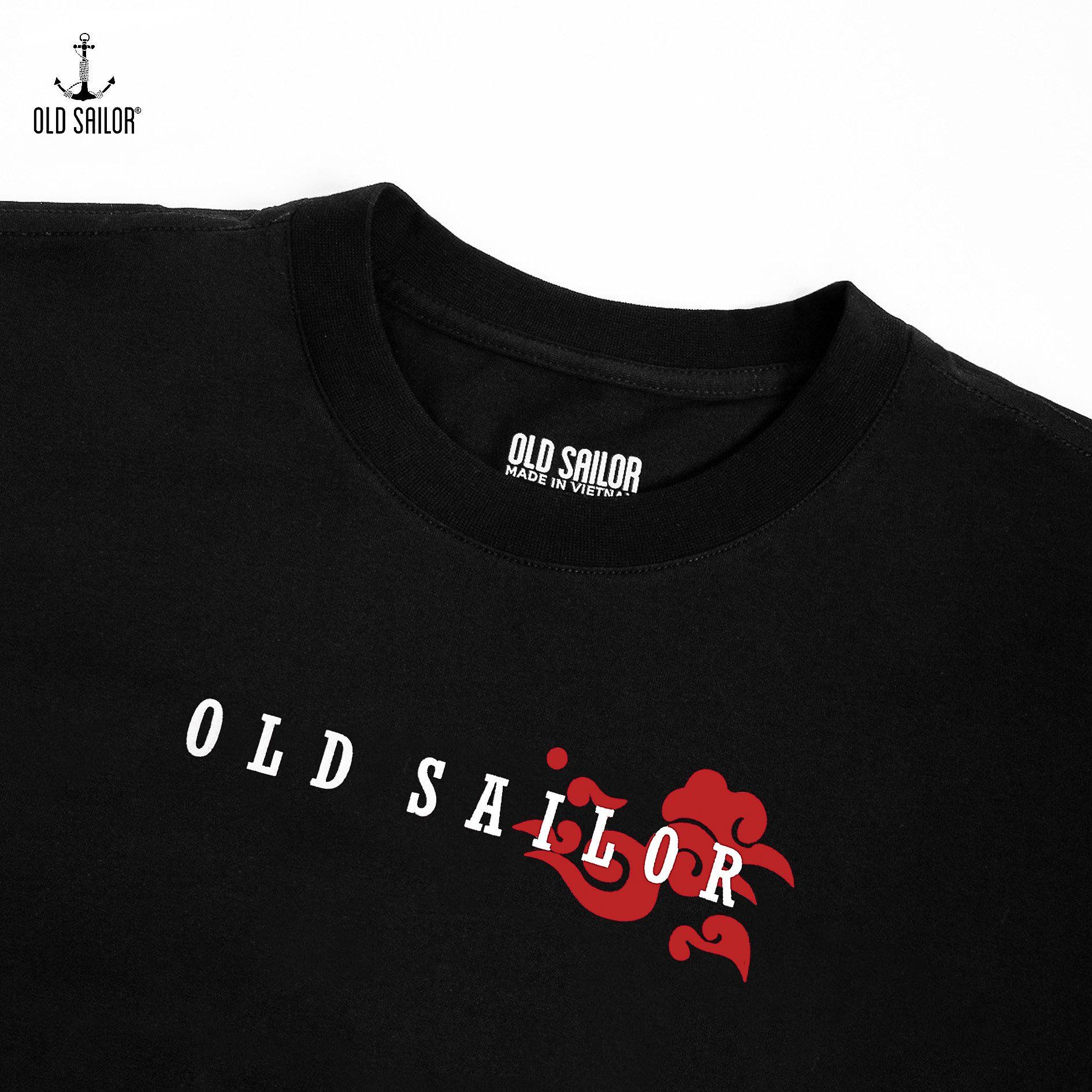  Áo thun in họa tiết Dragon Old Sailor - ATDE88578 - đen - Big Size Upto 5XL 