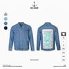 Áo Khoác Denim Phom oversize Old Sailor - JKIN 44639 - Big size upto 4XL