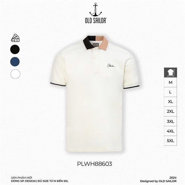  Áo Polo Signature Old Sailor - PLWH88603 - Big size upto 5XL 