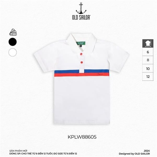 Áo Polo Trẻ Em Striped Old Sailor - KPLW 88605 