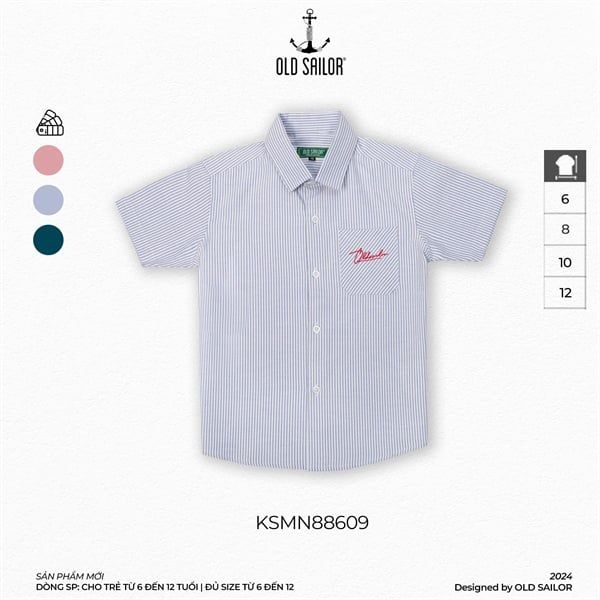  Áo Sơ Mi Trẻ Em Old Sailor - KSMN 88609 
