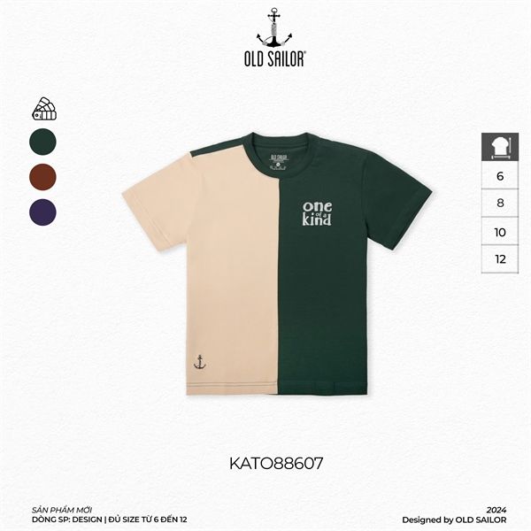  Áo Thun Trẻ Em Plus Old Sailor - KATO88607 