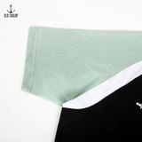  Áo polo block core Old Sailor - PLDE88575 - đen - Big size upto 5XL 