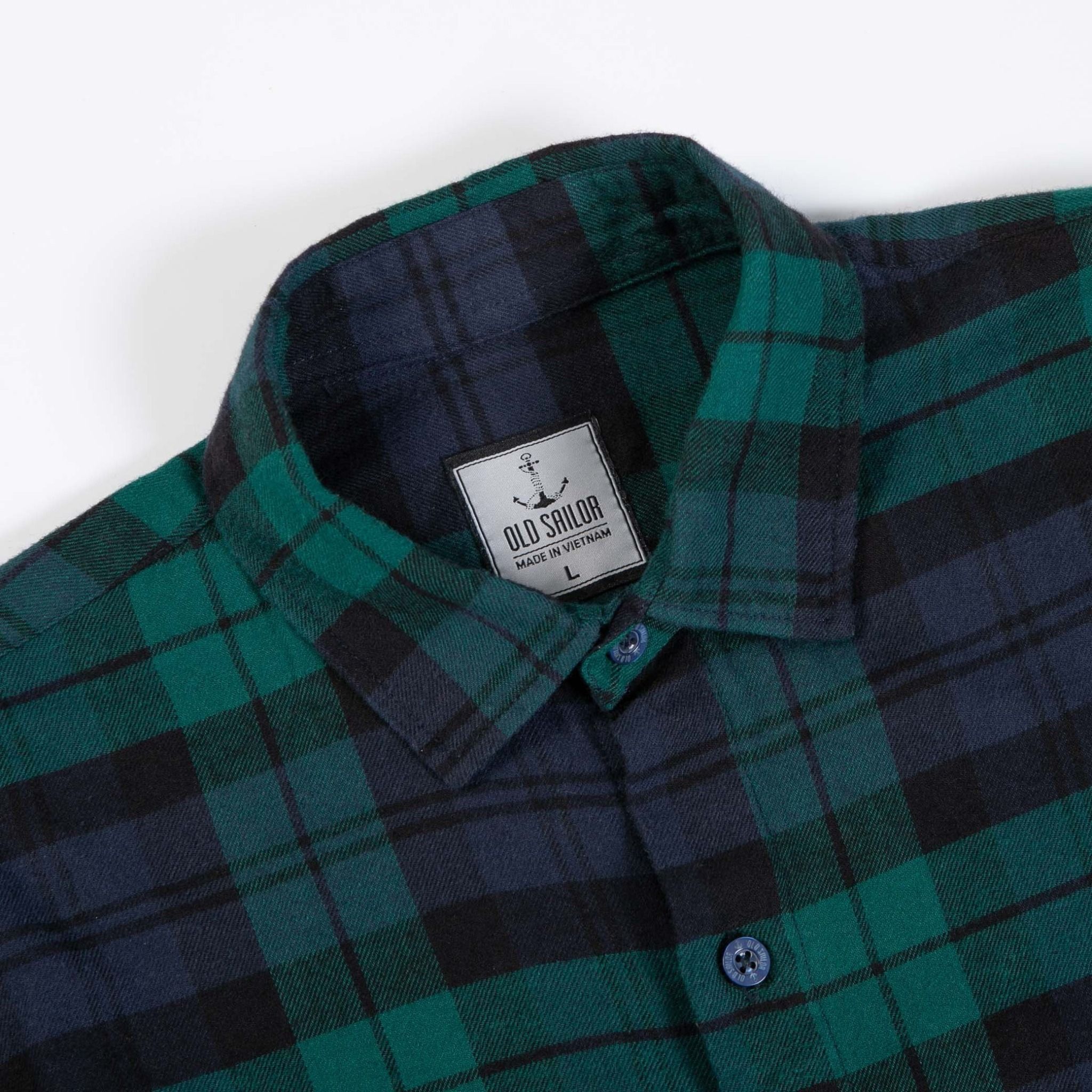  Áo Sơ Mi Nam Flannel Old Sailor - SMXL88515 - Big size upto 5XL - KM50 