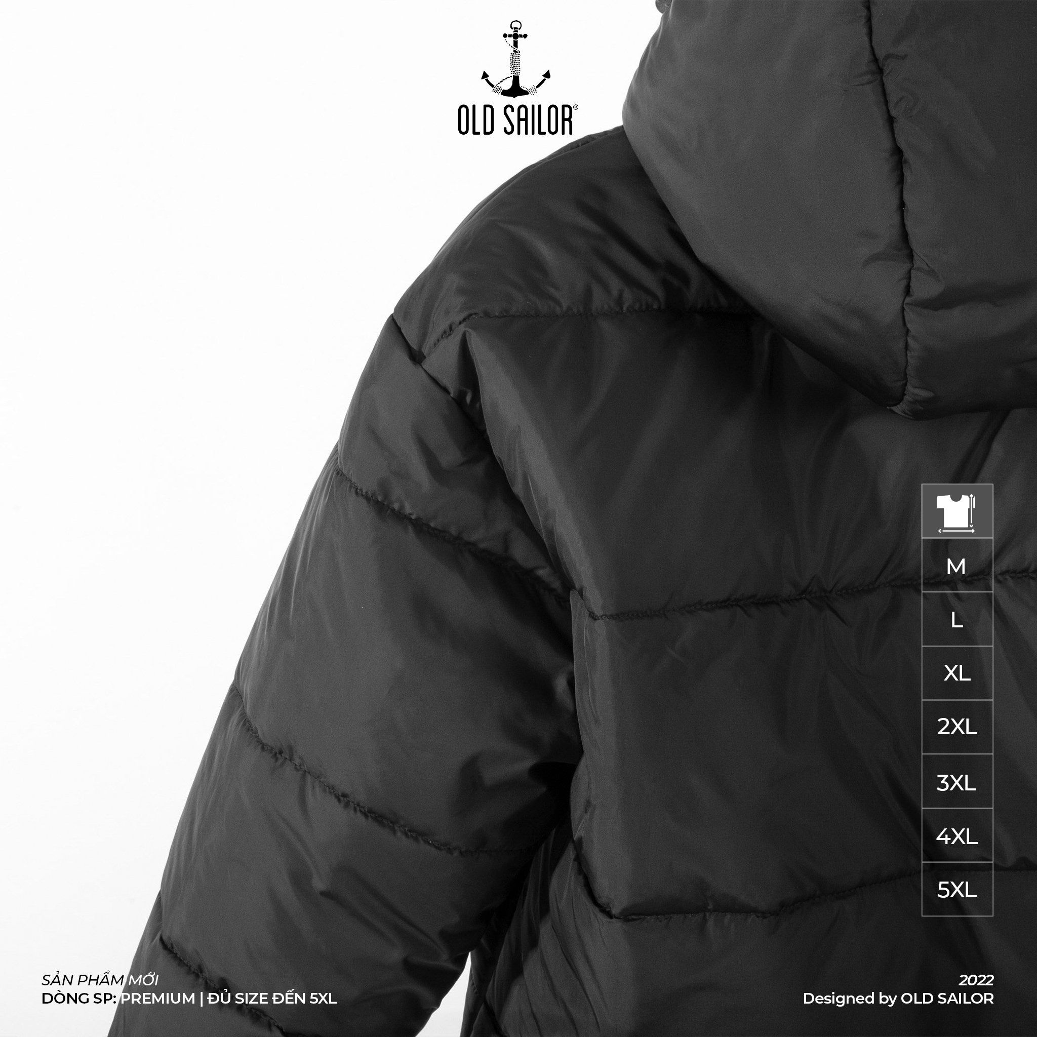  Áo Khoác Phao Old Sailor - DSAPDE26009 - Big size upto 3XL 