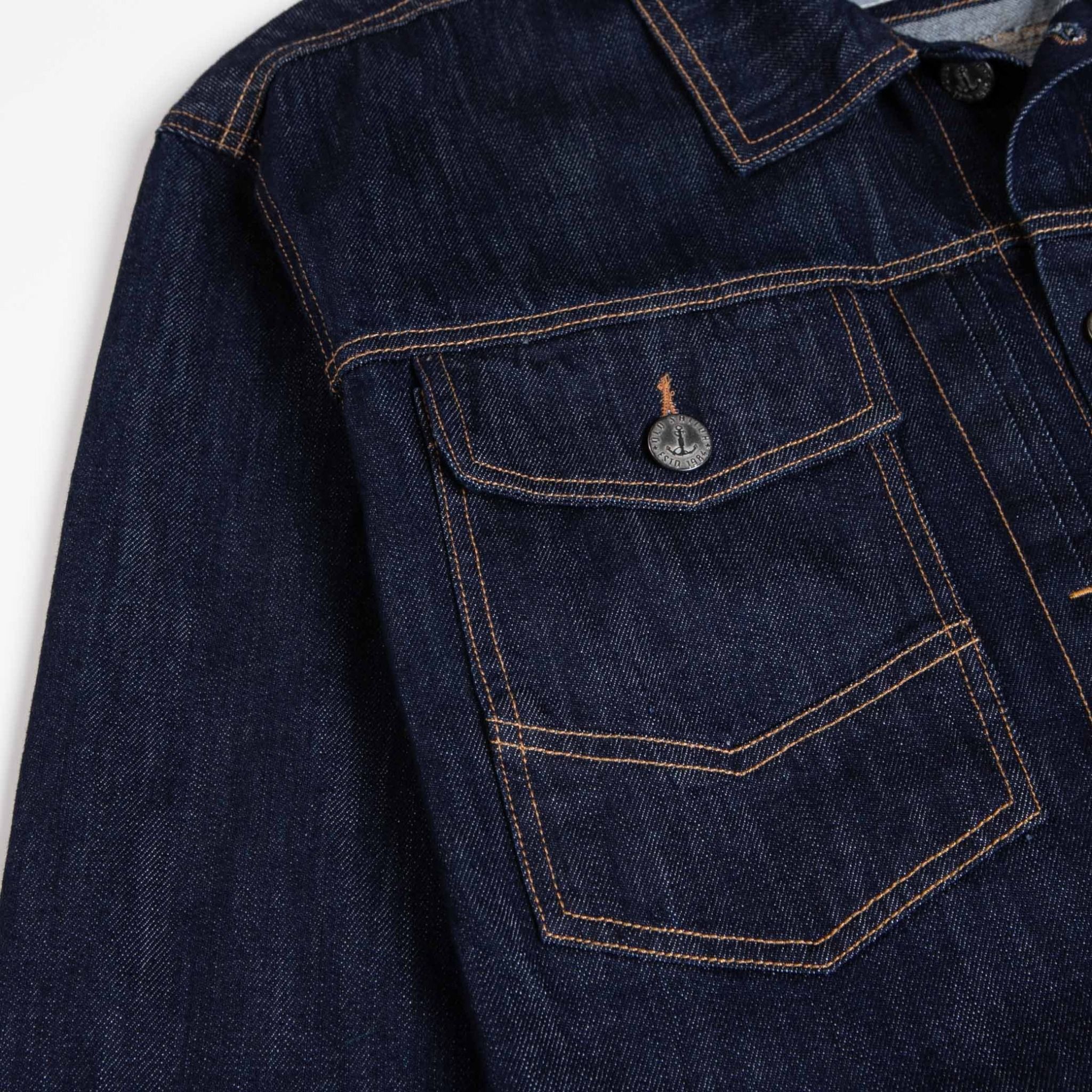  Áo Khoác Denim Phom oversize Old Sailor - JKXD 44639 - Big size upto 4XL 