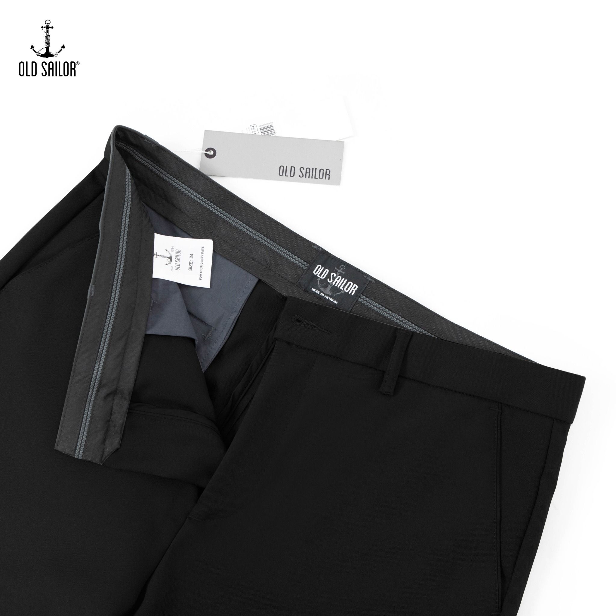  Quần Tây Nam Form Basic Old Sailor - QTDE11081 - Big size upto 40 - 2023 