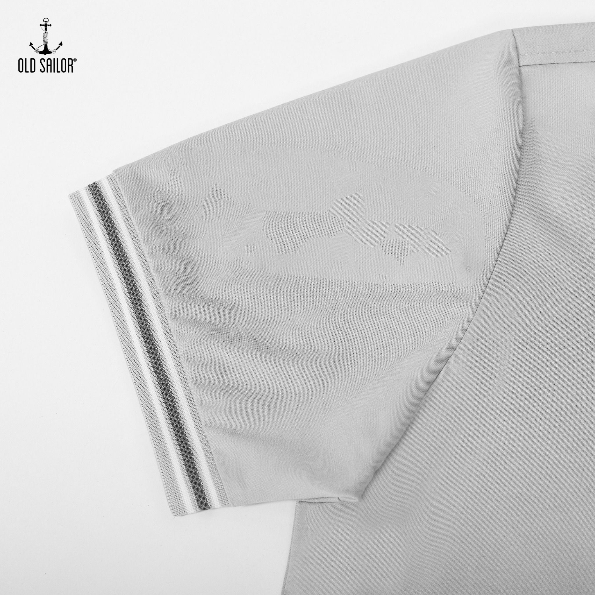  Áo polo vải tính năng aero cool Old Sailor - Grey - PLXA33007 - xám - Big Size Upto 5XL 
