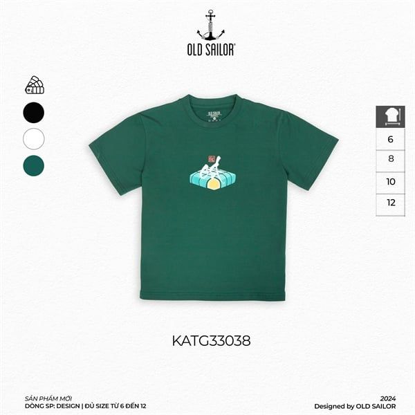  Áo Thun Trẻ Em Tết Sum Vầy Family Old Sailor - KATG 33038 