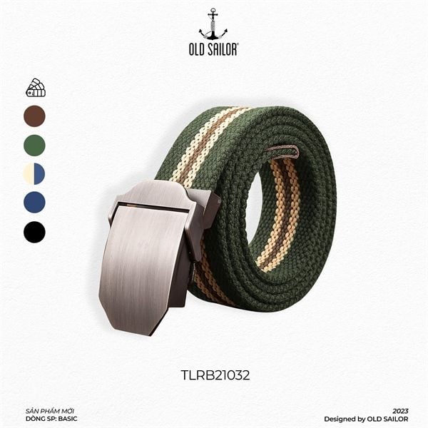  Thắt Lưng Vải Bố Old Sailor - TLRB21032 
