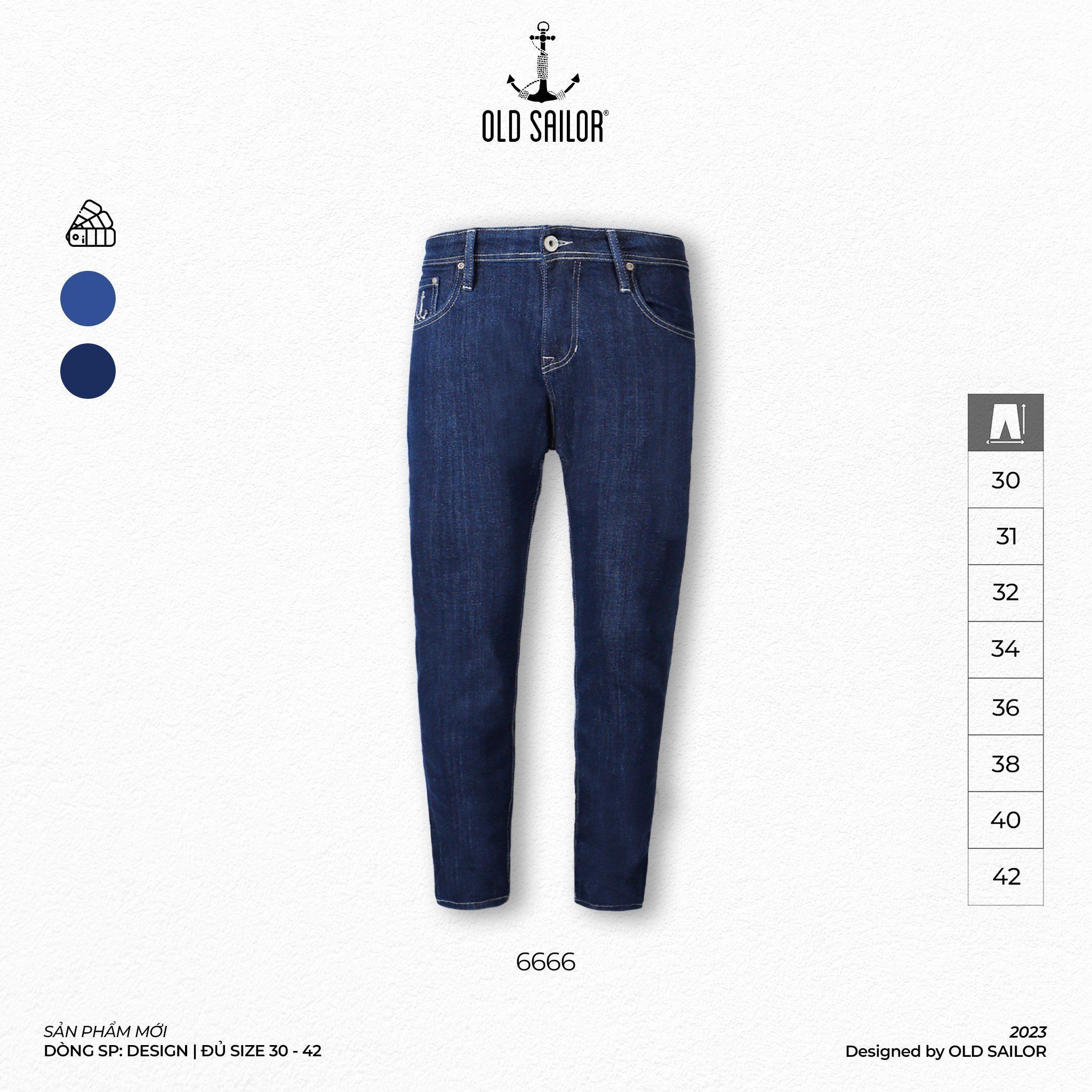  Quần Jean Form Slimfit Old Sailor - 6666 - Big size upto 42 