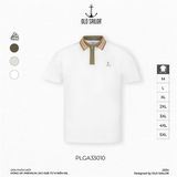  Áo polo mix Old Sailor - PLGA33010 - trắng - Big size upto 5XL 