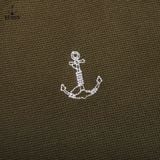  Áo polo mix Old Sailor - PLRE33010 - rêu - Big size upto 5XL 
