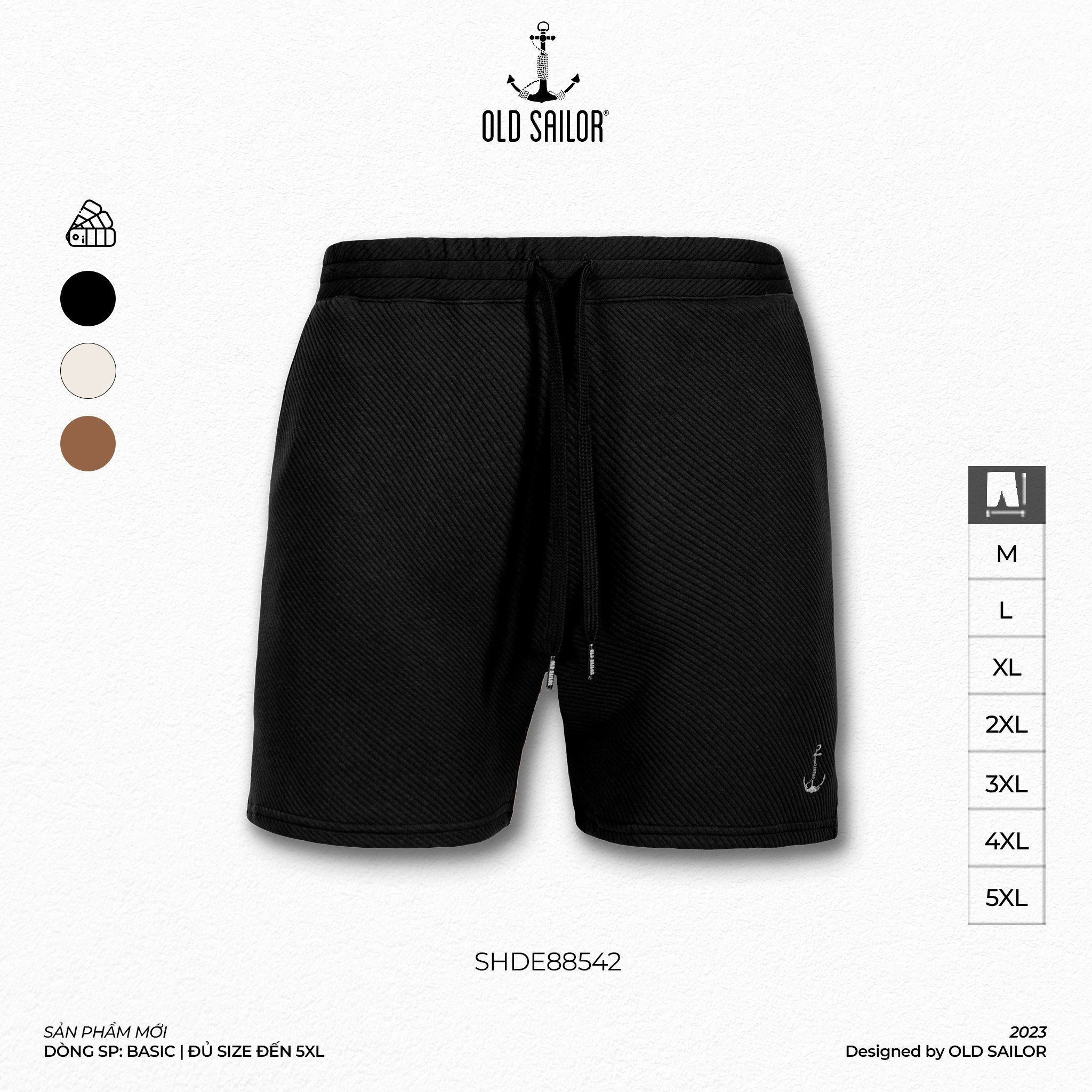  Quần Short vải xốp Old Sailor - SHDE 88542 - Big size upto 5XL - 2023 