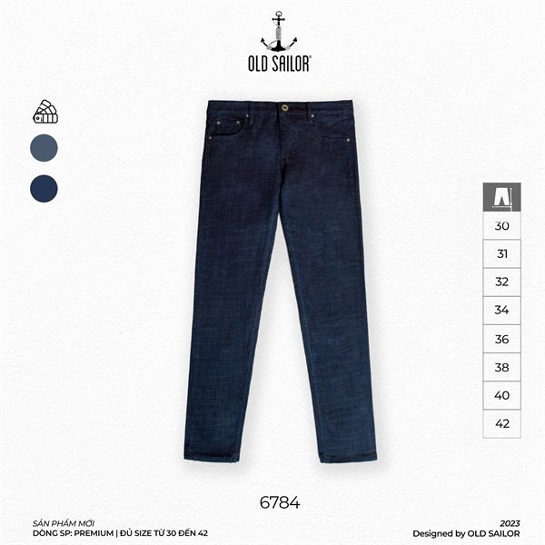  Quần Jean Nam Form skinny Old Sailor - 6784 - Big size upto 42 