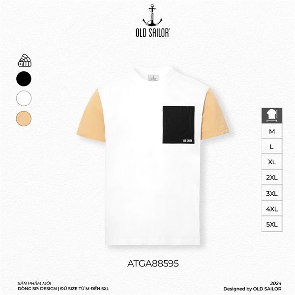  Áo Thun Nam Color Mix Old Sailor - ATGA88595 - Big Size upto 5XL 