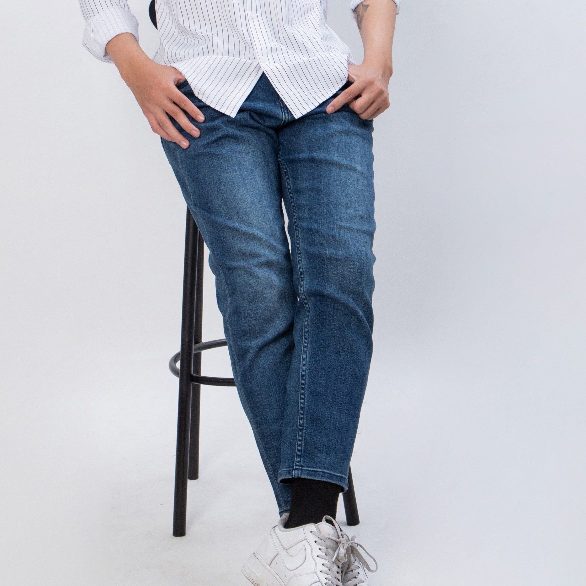  Quần Jean Nam Form Skinny 95cm Old Sailor - 6988 - Big size upto 44 
