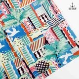  Áo sơ mi nam họa tiết Old Sailor - O.S.L COBAN SHIRTS - SMAD88539 - Big size upto 5XL 