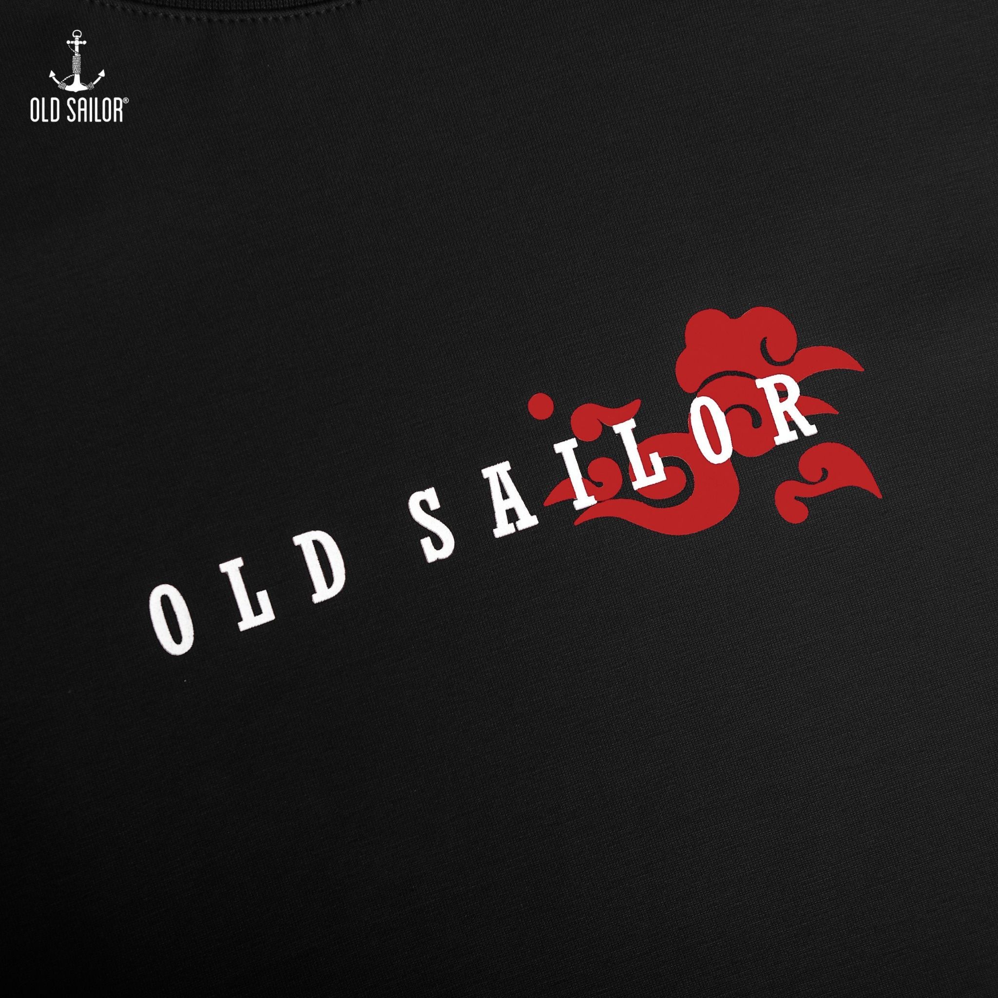  Áo thun in họa tiết Dragon Old Sailor - ATDE88578 - đen - Big Size Upto 5XL 