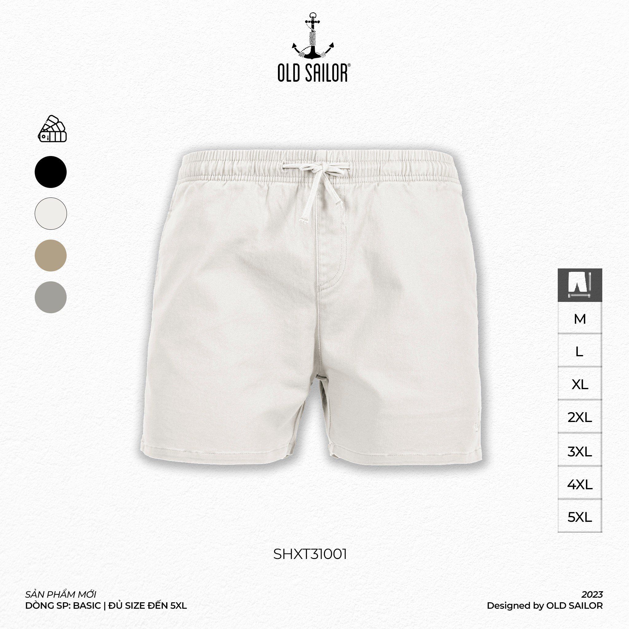  Quần Short Kaki Old Sailor - SHXT31001 - Big size upto 5XL - 2023 