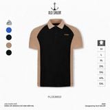  Áo polo phối màu Old Sailor - PLDE88551 - Big size upto 5XL 