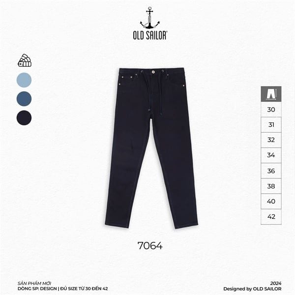  Quần Jean Nam Form Skinny Old Sailor - 7064 - Big size upto 44 
